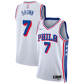 Jaylen Brown #7 Philadelphia 76ers White City Edition Swingman Jersey