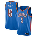 Unisex Oklahoma City Thunder Luguentz Dort Nike Blue Swingman Jersey - Icon Edition