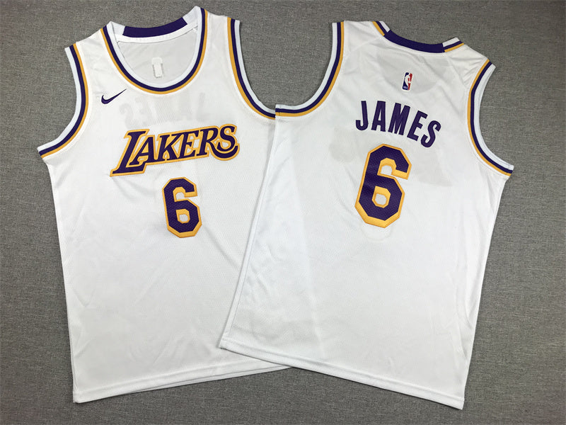 Youth LeBron James Los Angeles Lakers #6  Embroidered  Jersey