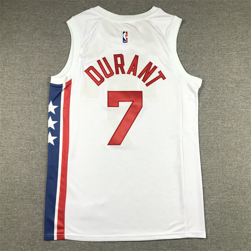 Brooklyn Nets Kevin Durant #7 City Edition - Embroidered Jersey