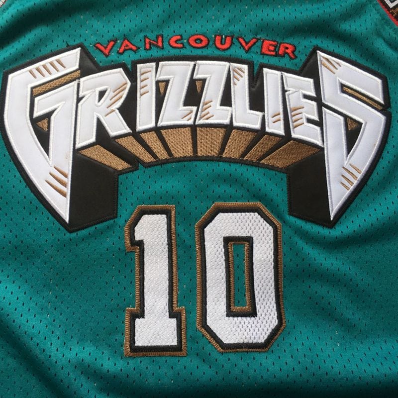 Mike Bibby Memphis Grizzlies Vancouver Throwback Jersey