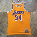 O'Neal  Los Angeles Lakers Yellow 34 MN