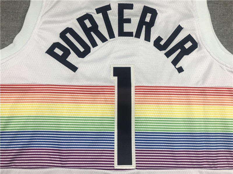 Denver Nuggets Porter Jr. #1 City Edition - Embroidered Jersey