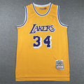 Shaquille O'Neal #34 Los Angeles Lakers 1996-97 Throwback Jersey
