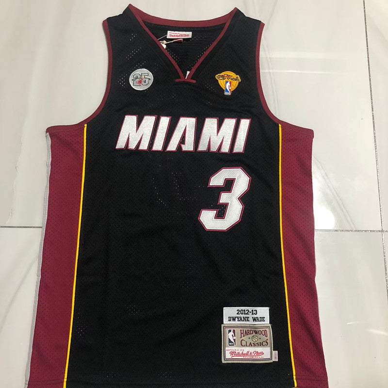 Dwayne Wade Miami Heat Black 3 MN