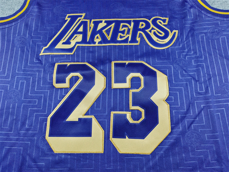 LeBron James #23 Los Angeles Lakers City Edition Swingman Jersey — Embroidered