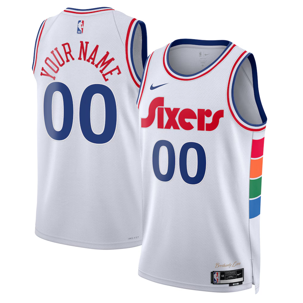 Custom Philadelphia 76ers Jersey