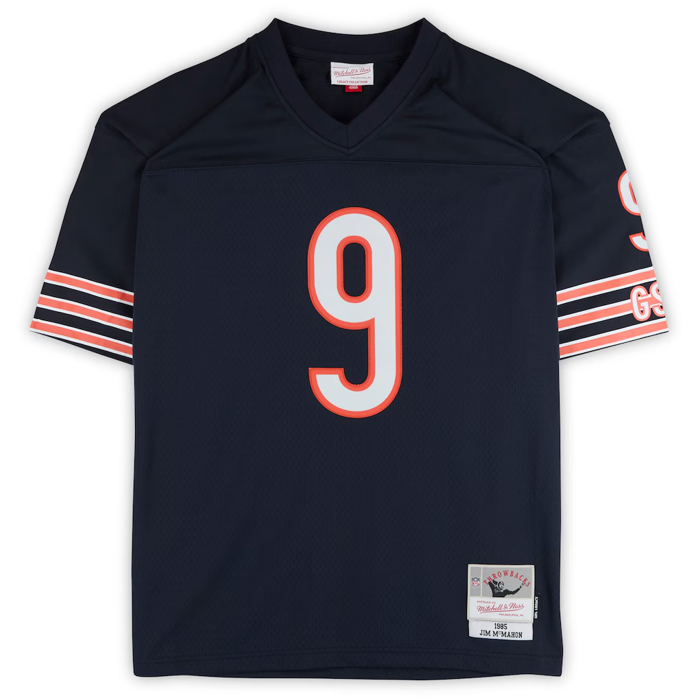 Jim McMahon Chicago Bears #9 Throwback Jersey