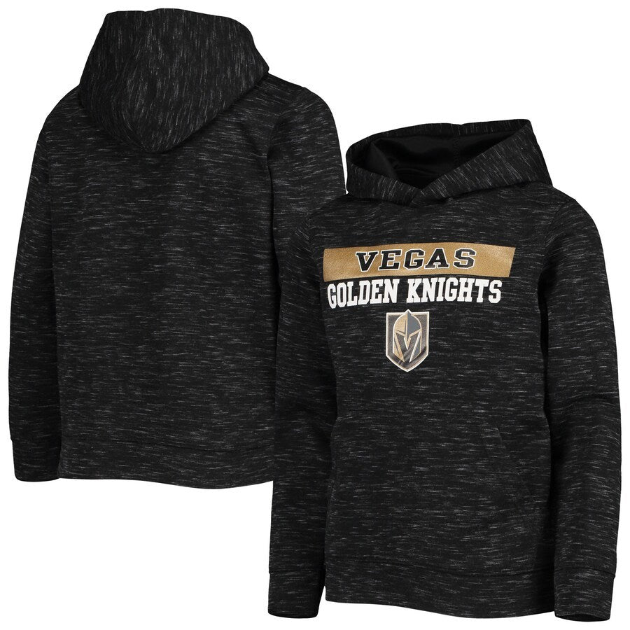 Men's Black Vegas Golden Knights Logo Scuba Pullover Hoodie