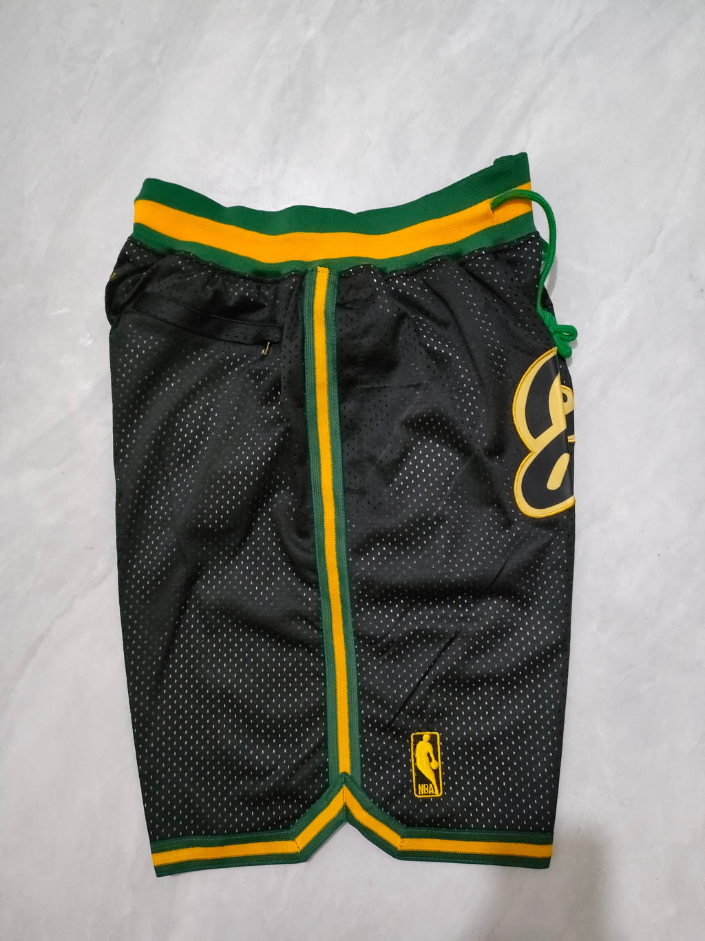 Los Angeles Lakers Black City Edition Pocket Shorts