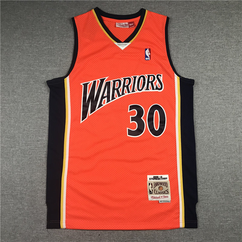 Golden State Warriors Stephen Curry #30 2009-10 Throwback - Embroidered