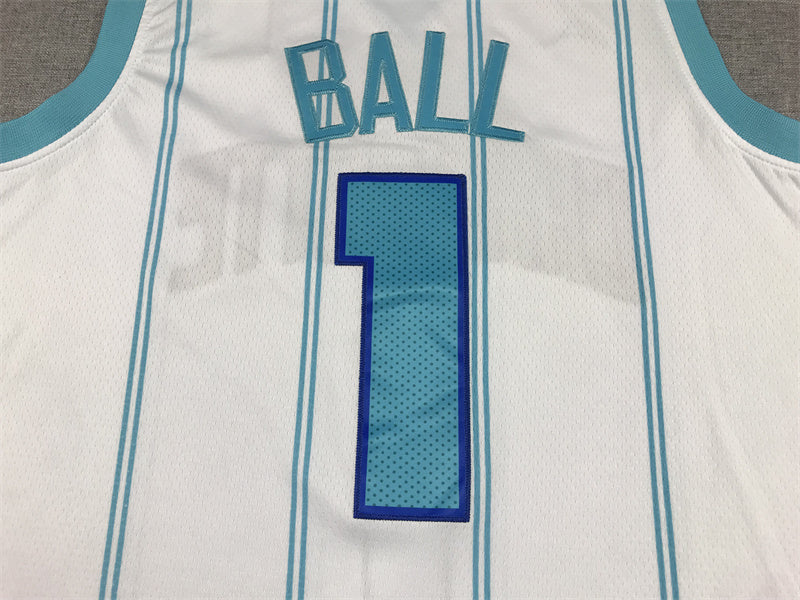 Charlotte Hornets LaMelo Ball #1 City Edition Swingman Jersey - Embroidered