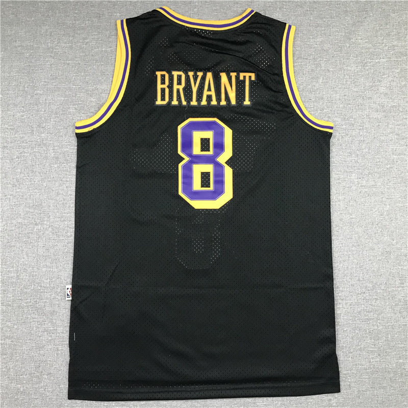 Kobe Bryant #8 Los Angeles Lakers 1996-97 Throwback Embroidered Jersey