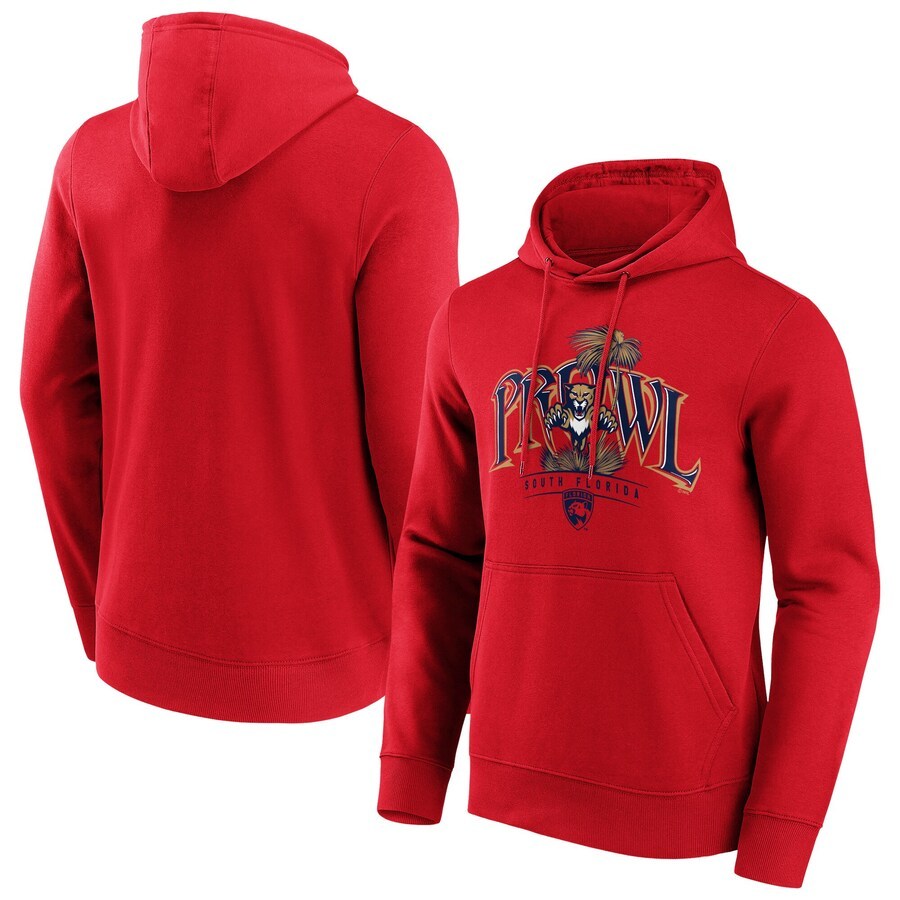 Men's Florida Panthers  Branded Hometown Graphic Hoodie - Red