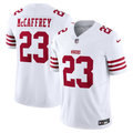 Christian McCaffrey #23 San Francisco 49ers Vapor F.U.S.E. Limited White Jersey