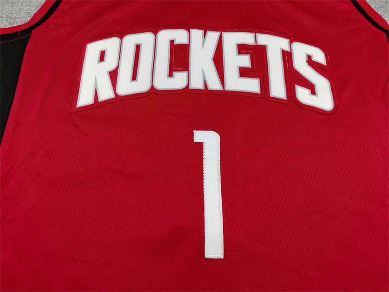 Houston Rockets Amen Thompson #1 City Edition Swingman Jersey - Embroidered