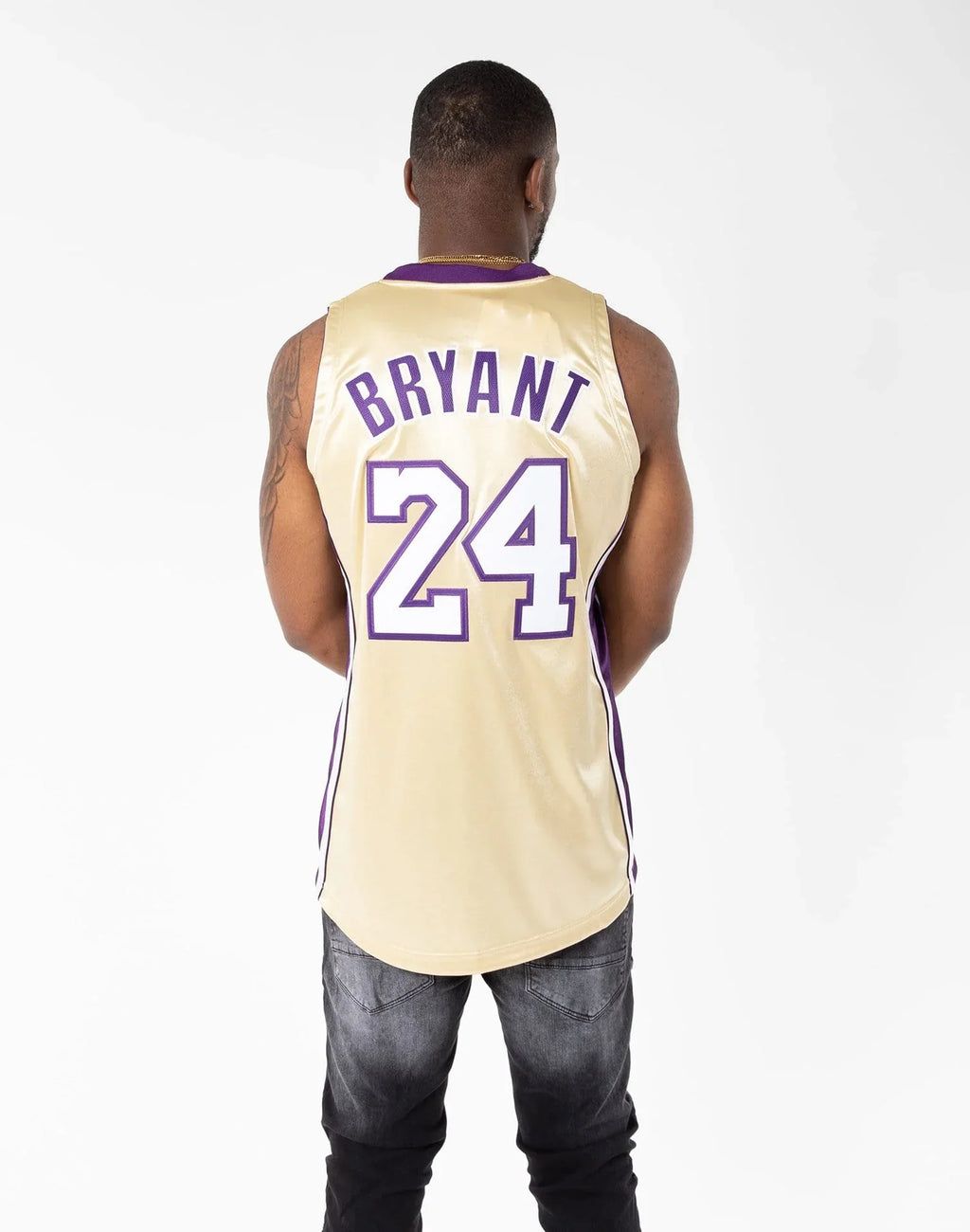 Kobe Bryant Los Angeles Lakers Gold Jersey