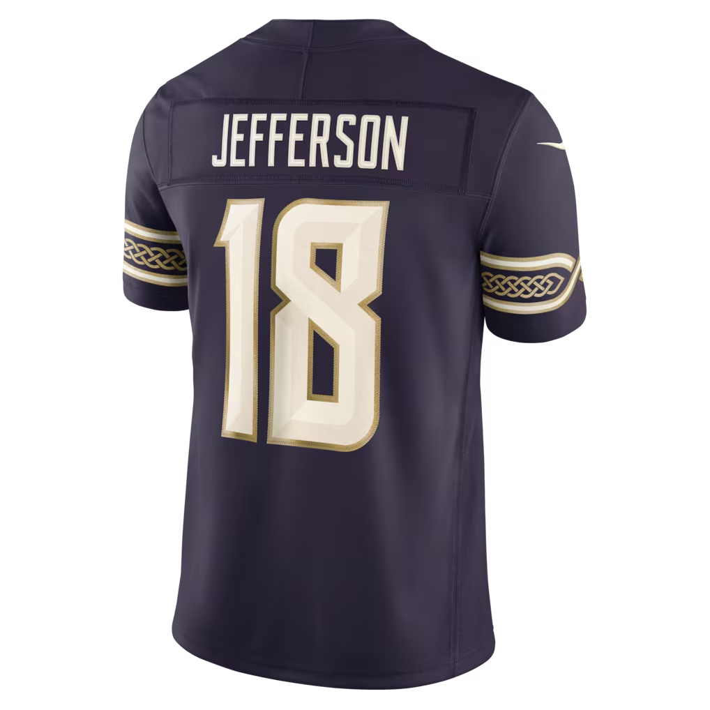 Men's Justin Jefferson #18 Minnesota Vikings Rivalries Collection Limited Jersey
