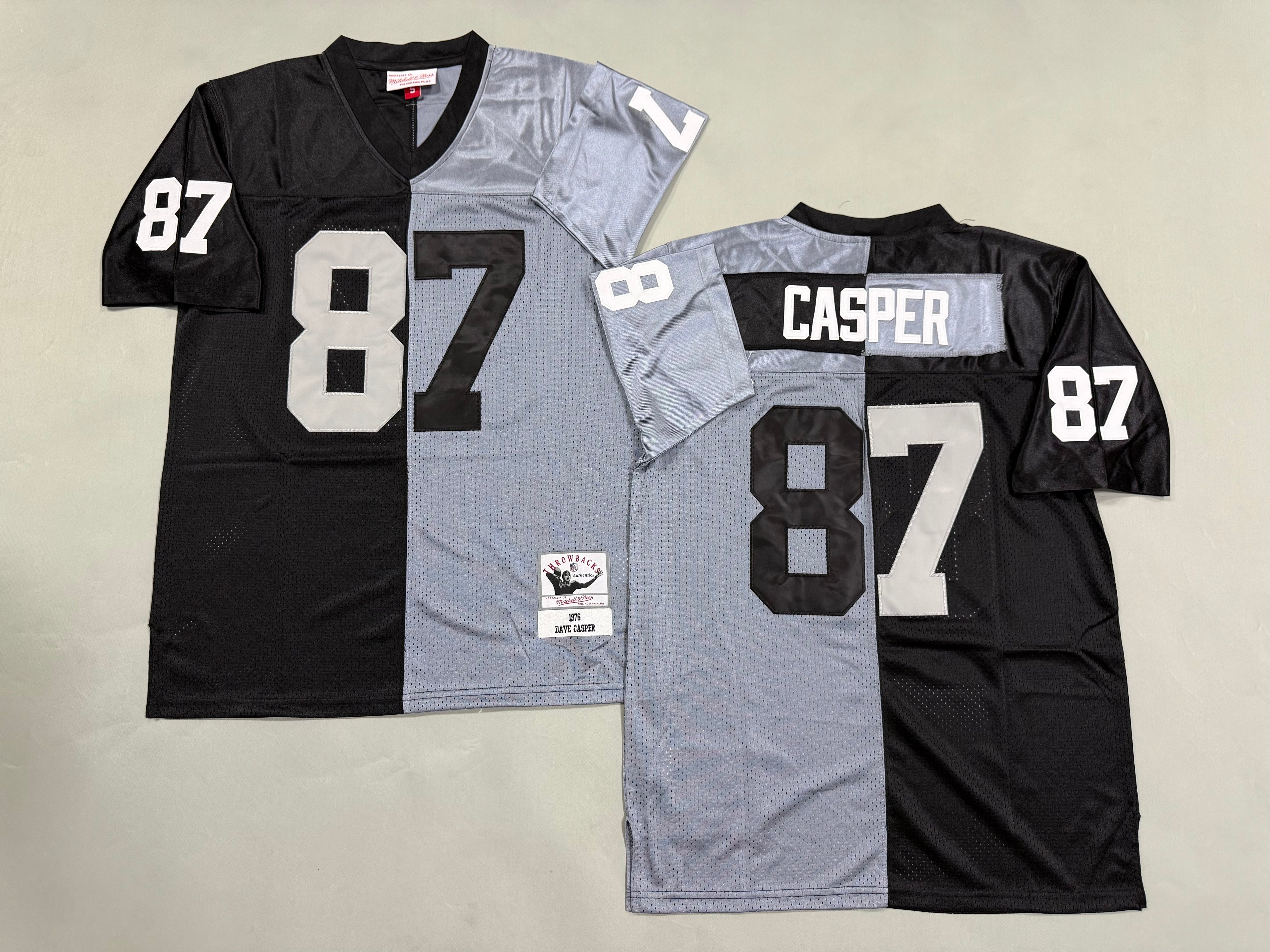 Mens Dave Casper#87 Los Angeles Raiders Vintage Throwback Jersey