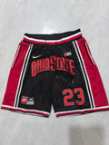 Black retro pocket shorts