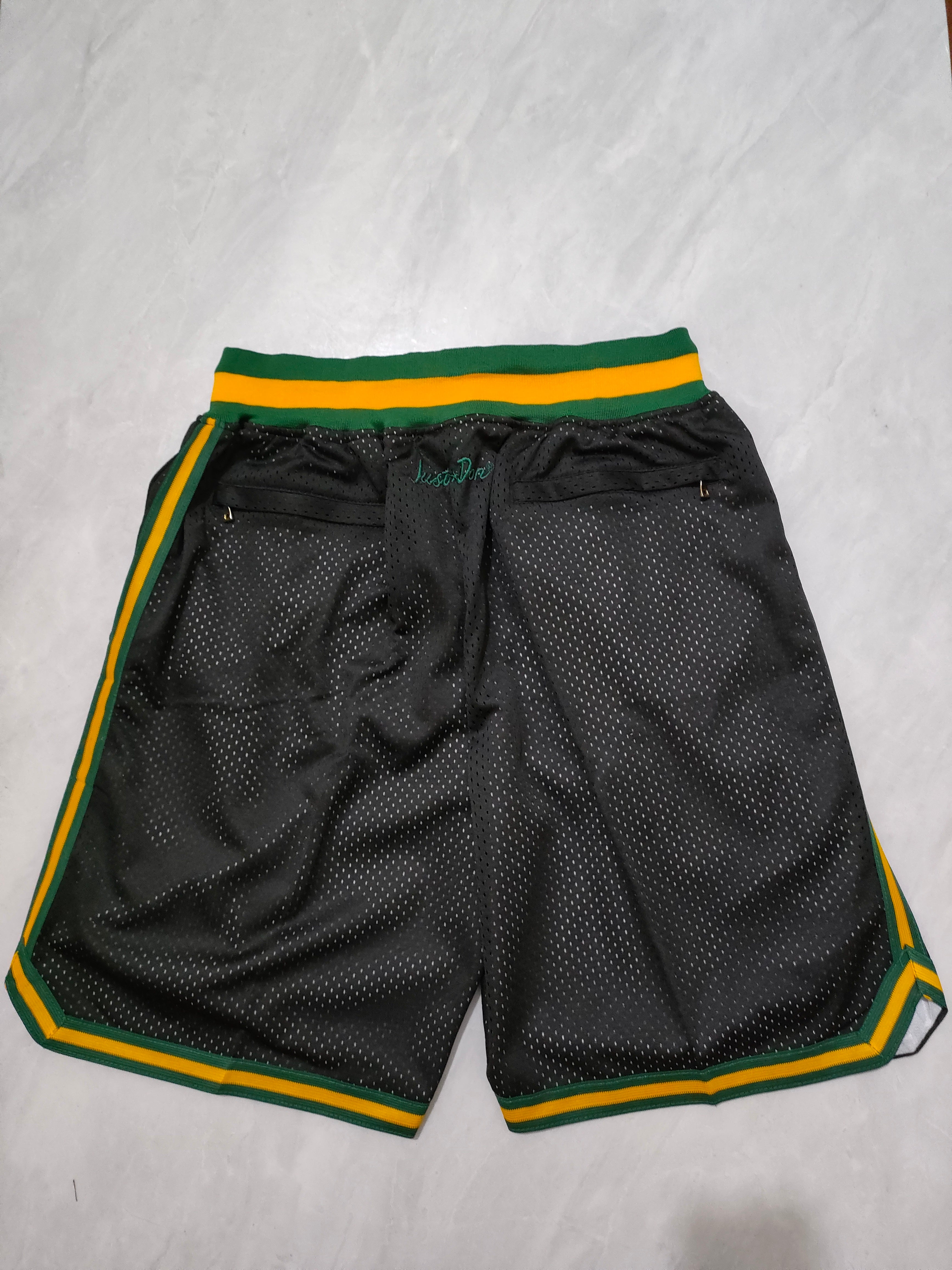 Boston Celtics Black & Gold Edition Pocket Shorts