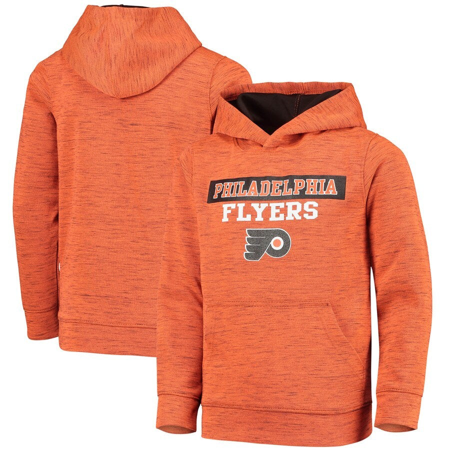 Men's Orange Philadelphia Flyers Logo Scuba Pullover Hoodie