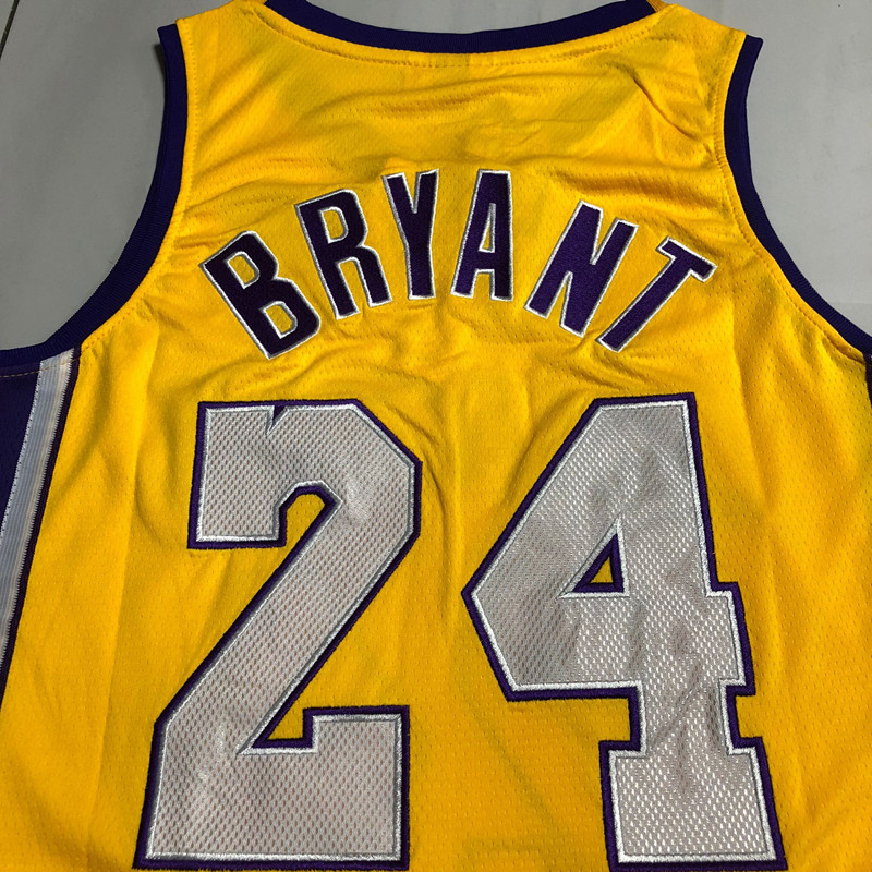Los Angeles Lakers Kobe Bean Bryant #24 2009-10 Throwback Jersey - Dense Embroidery
