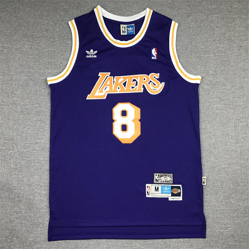 Kobe Bryant #8 Los Angeles Lakers Throwback Embroidered Jersey