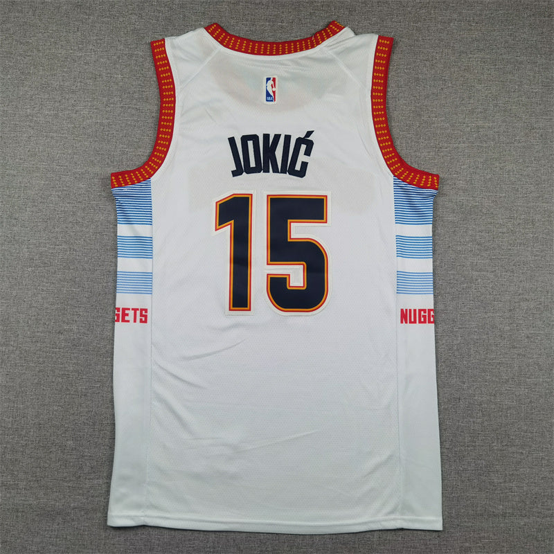 Denver Nuggets Nikola Jokic #15 2023 City Edition - Embroidered Jersey