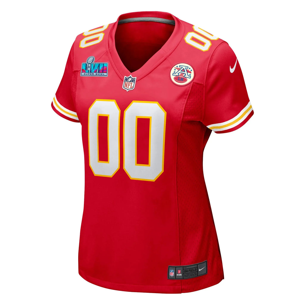 Kansas City Chiefs Women's Super Bowl LVII Game Custom Jersey - Red
