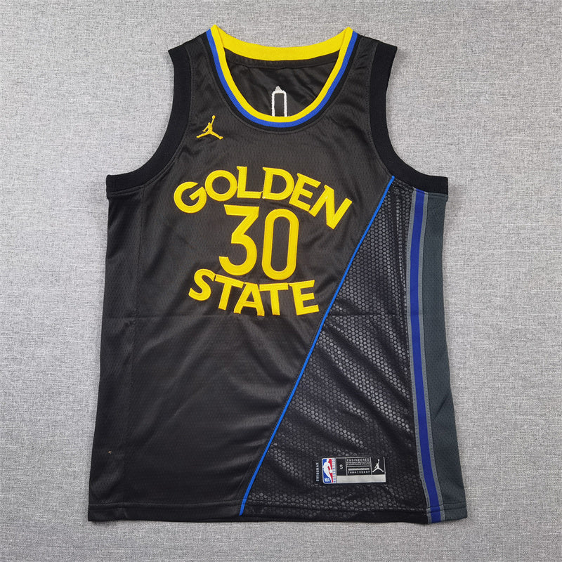Youth Stephen Curry Golden State Warriors #30  City Edition Embroidered  Jersey