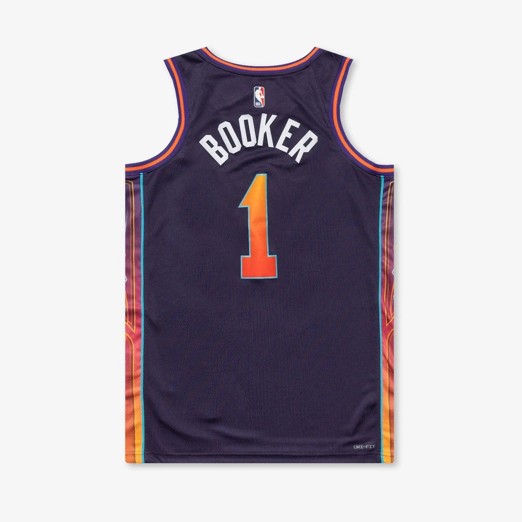 Devin Booker Phoenix Suns 2024 City Edition Swingman Jersey - Purple - Embroidered
