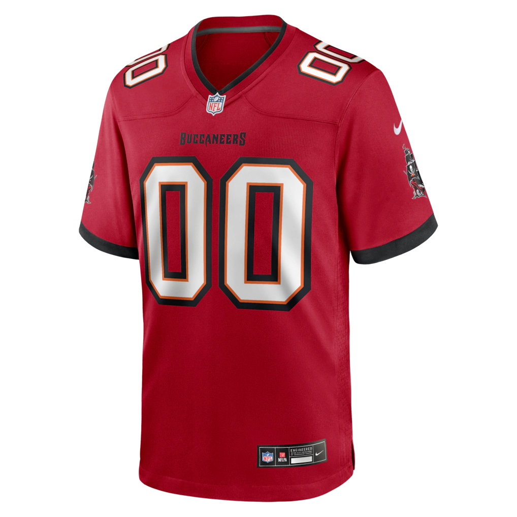Custom Tampa Bay Buccaneers Red Game Jersey