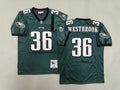 Mens Brian Westbrook#36 Philadelphia Eagles Vintage Throwback Jersey