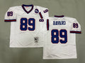 Mens Mark Bavaro#89 white New York Giants Vintage Throwback Jersey