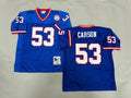 Mens Harry Carson#53 New York Giants Vintage Throwback Jersey