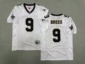 Mens Drew Brees#9 white New Orleans Saints Vintage Throwback Jersey