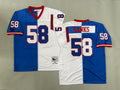 Mens Carl Banks#58 New York Giants Vintage Throwback Jersey