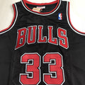 Chicago Bulls  Scottie Pippen Thorwback Black Jersey
