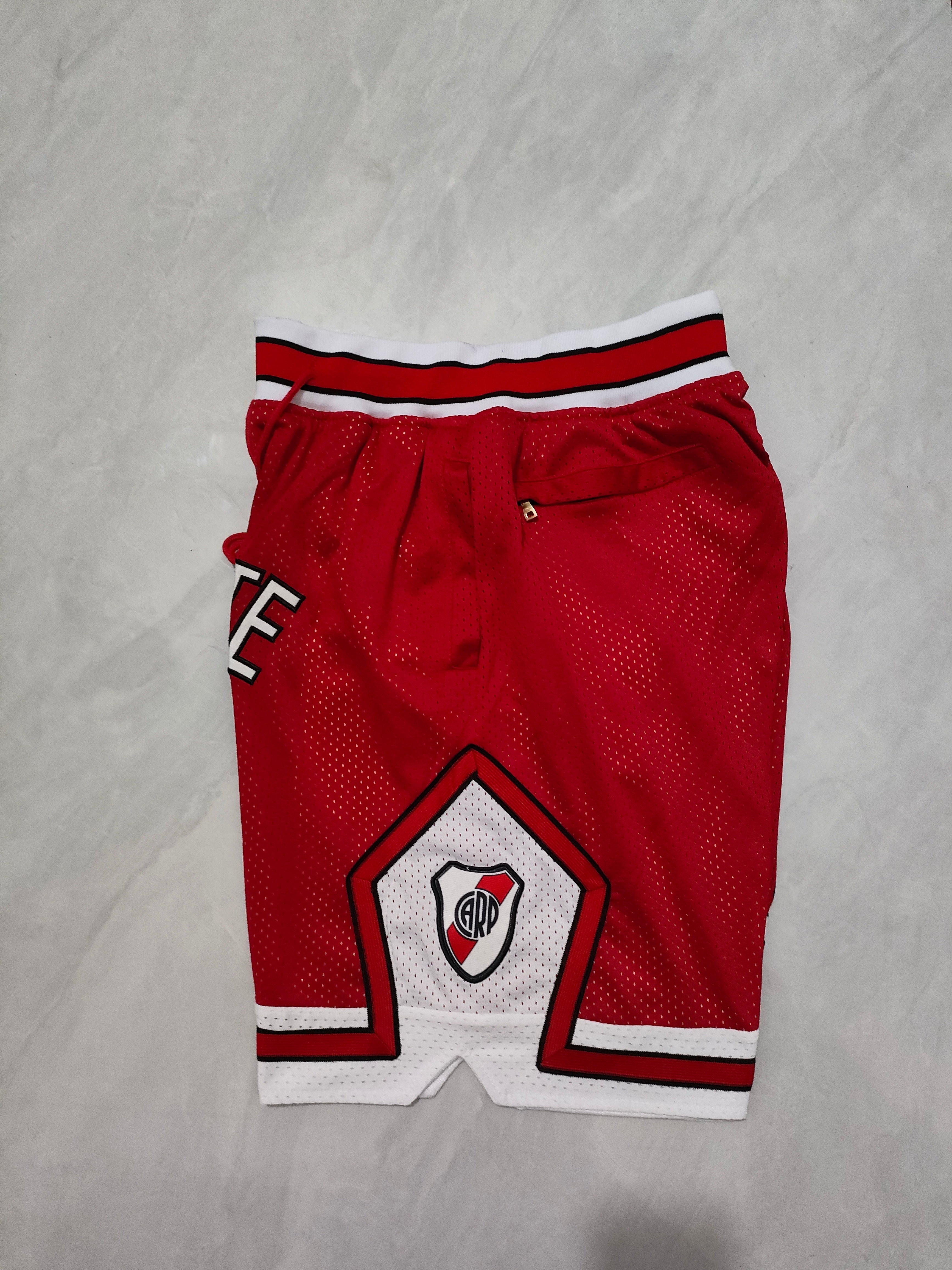 River Plate Red Pocket Shorts