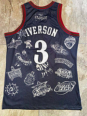 Allen Iverson Philadelphia 76ers 3 Black MN