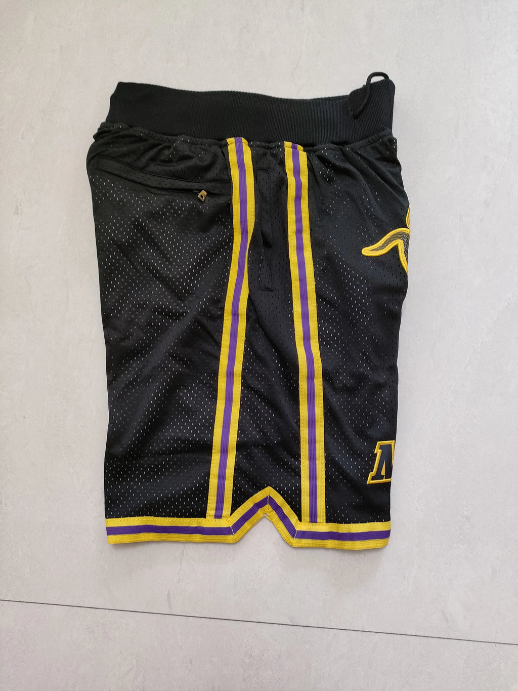 Los Angeles Lakers Mamba Black Snakes Size 8 Pocket Pants