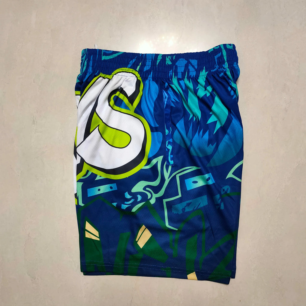 Dallas Mavericks Mitchell&mness green pocket pants
