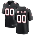 Custom Atlanta Falcons Black Game Jersey