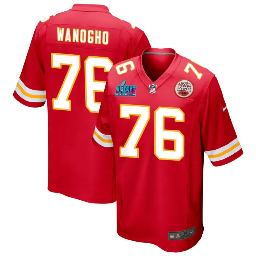Prince Tega Wanogho Kansas City Chiefs Super Bowl LVII Game Jersey - Red