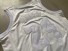 Los Angeles Lakers Bryant White 24 MN