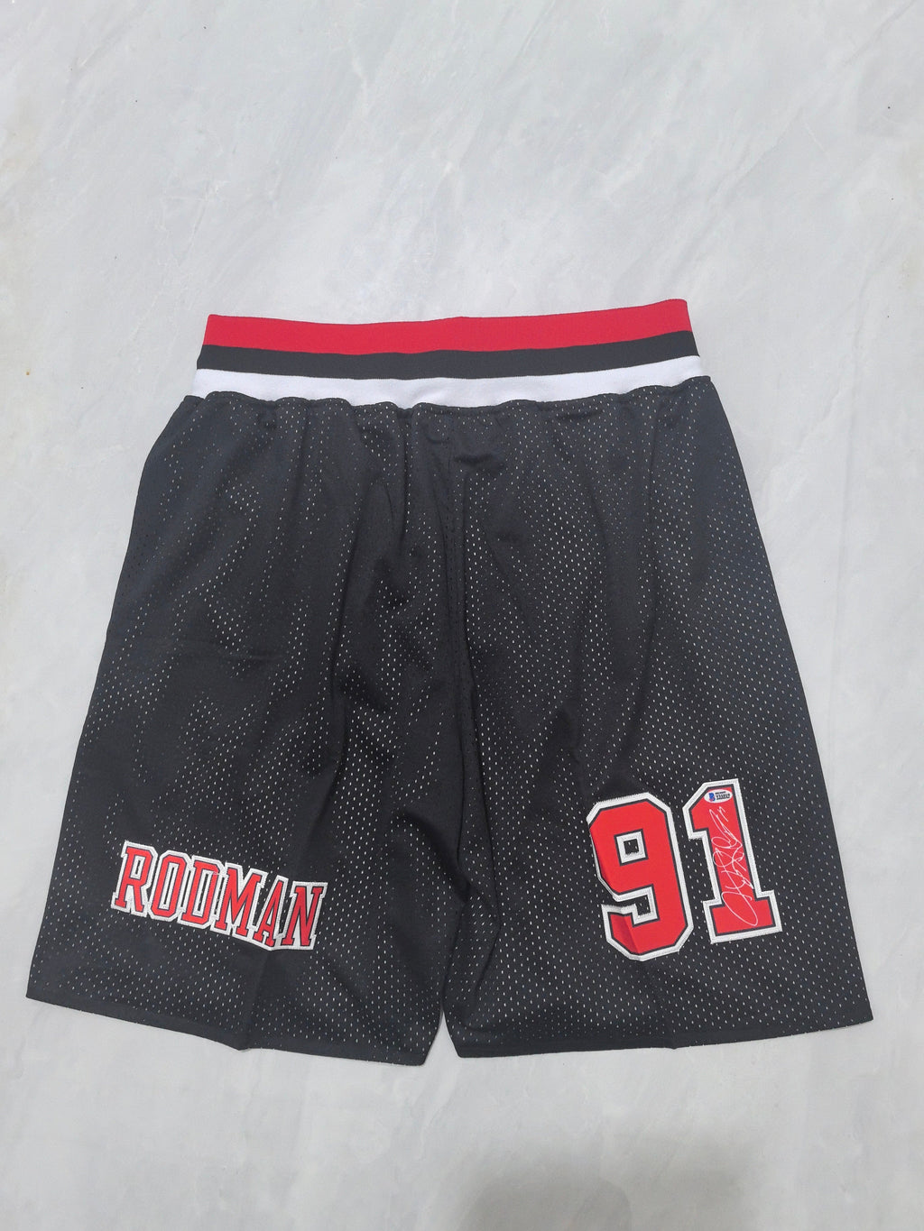 Chicago Bulls Black Retro Pocket Shorts #91