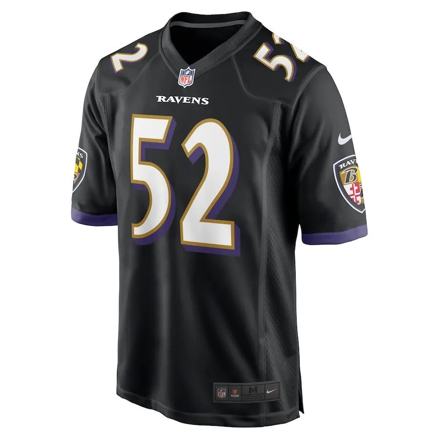 Ray Lewis 52 Baltimore Ravens Men Retired Jersey - Black