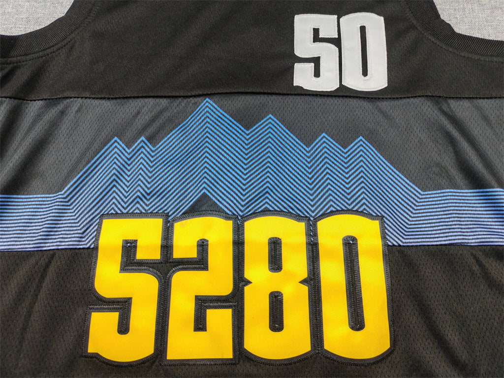 Denver Nuggets Aaron Gordon #50 2024 City Edition – Embroidered Jersey
