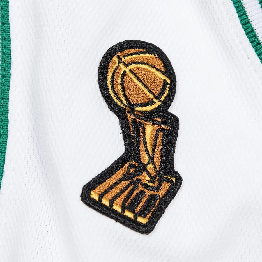 Men's Ray Allen White Boston Celtics 2007/08 Hardwood Classics Authentic Jersey